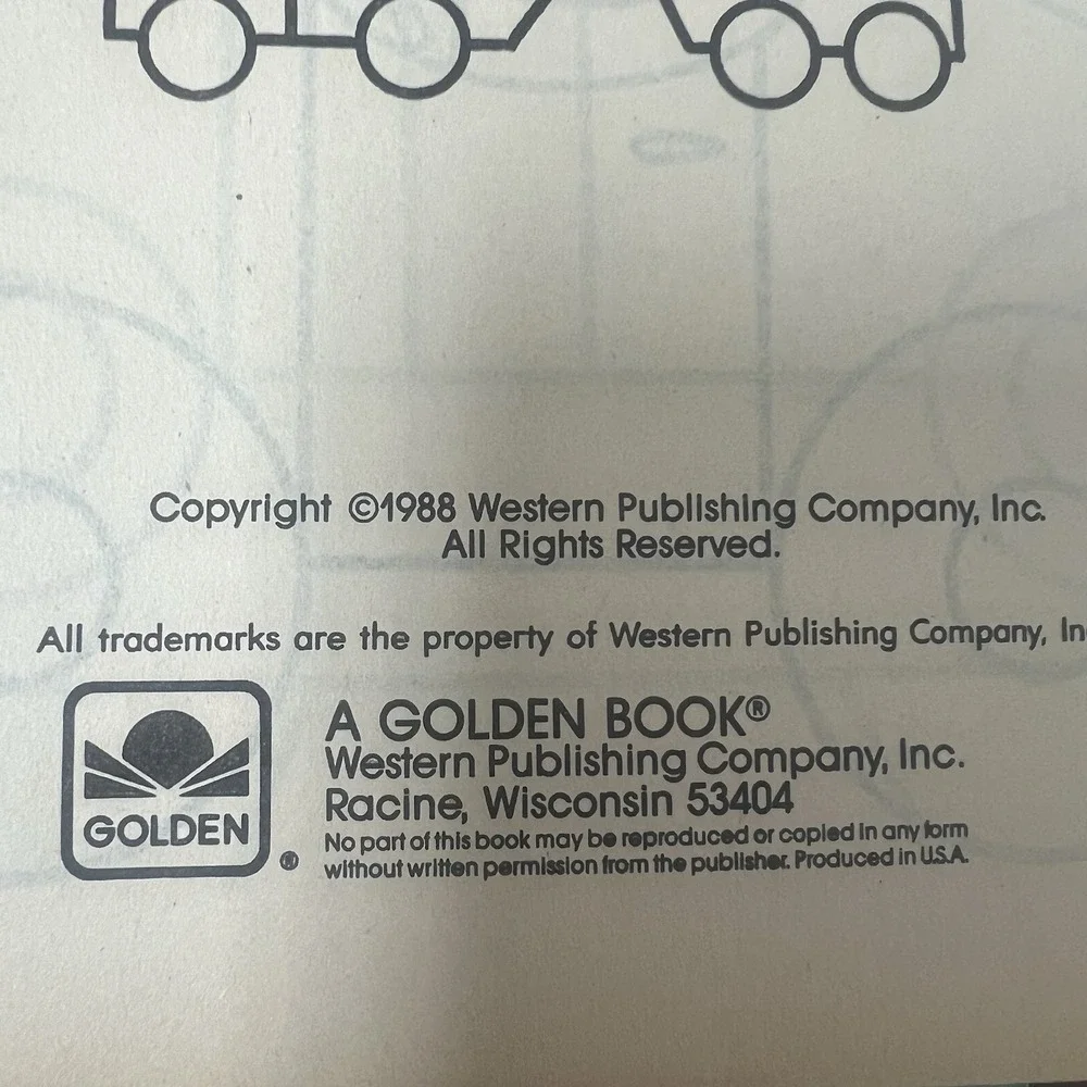 Lot Of 6 Vintage 1988 A Golden Book -‎ A Giant Coloring Book Preschool Unused